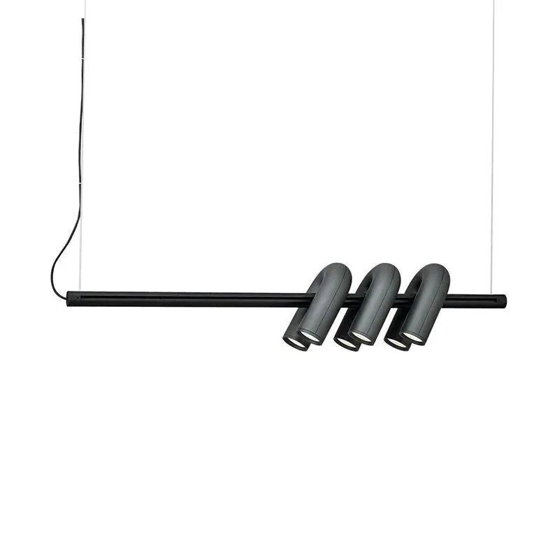 Lampadari sospesi led U forma nera - clowasit.com