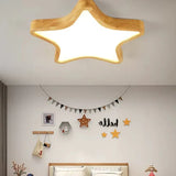 Plafoniere moderne a parete Stelle in Legno - clowasit.com