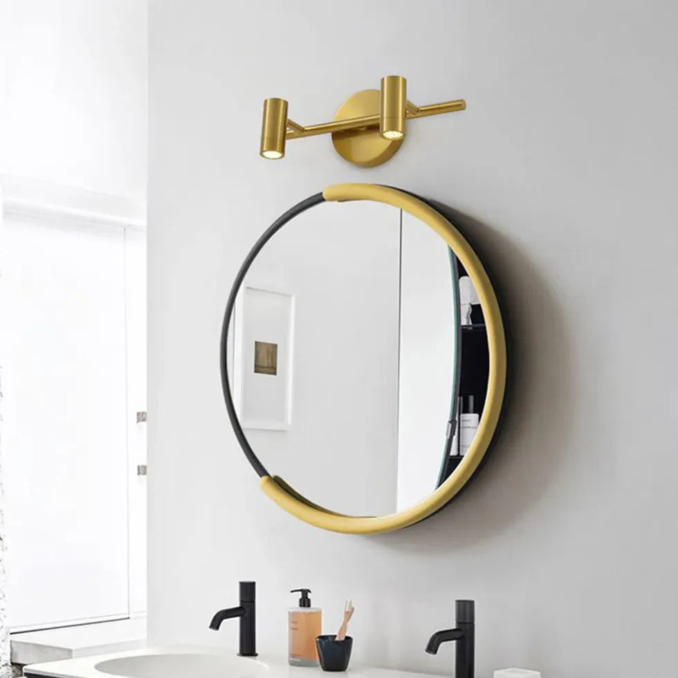 Illuminazione bagno faretti specchio in ottone - clowasit.com
