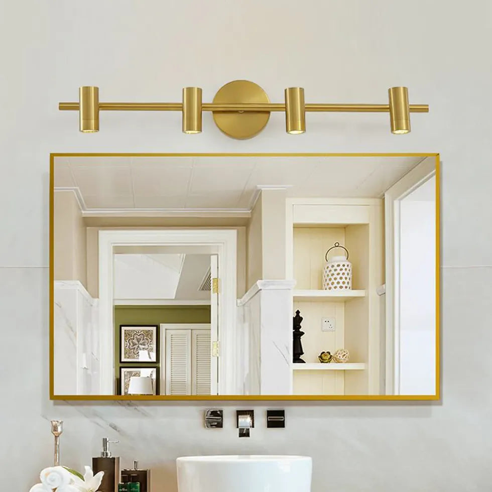 Illuminazione bagno faretti specchio in ottone - clowasit.com