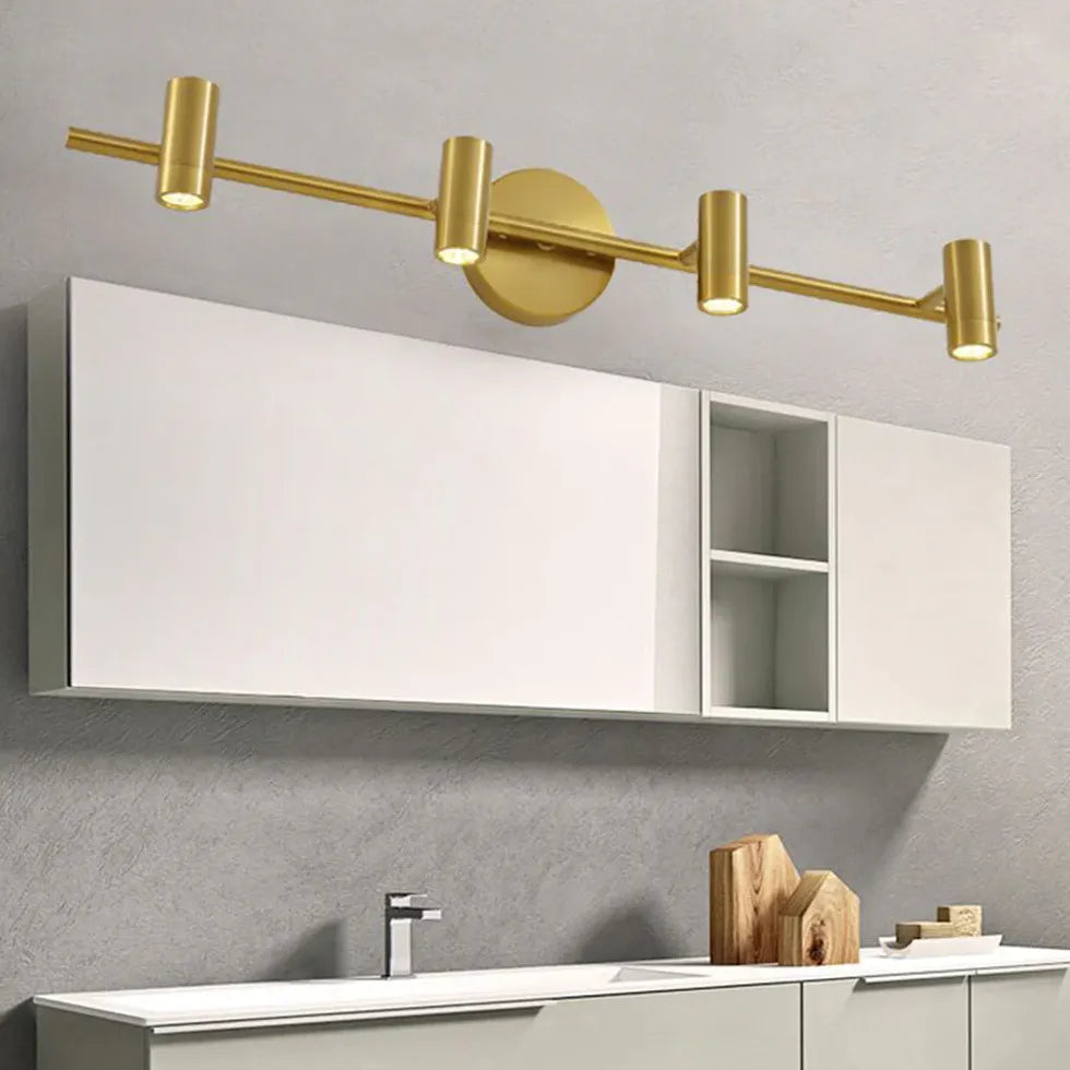 Illuminazione bagno faretti specchio in ottone - clowasit.com