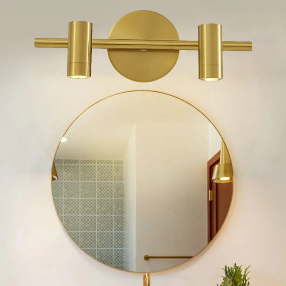 Illuminazione bagno faretti specchio in ottone - clowasit.com