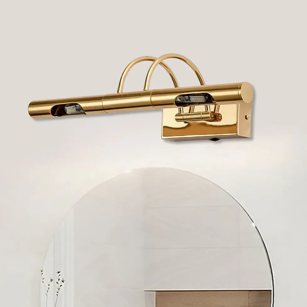 Applique bagno moderne lampade cilindriche dorate - clowasit.com