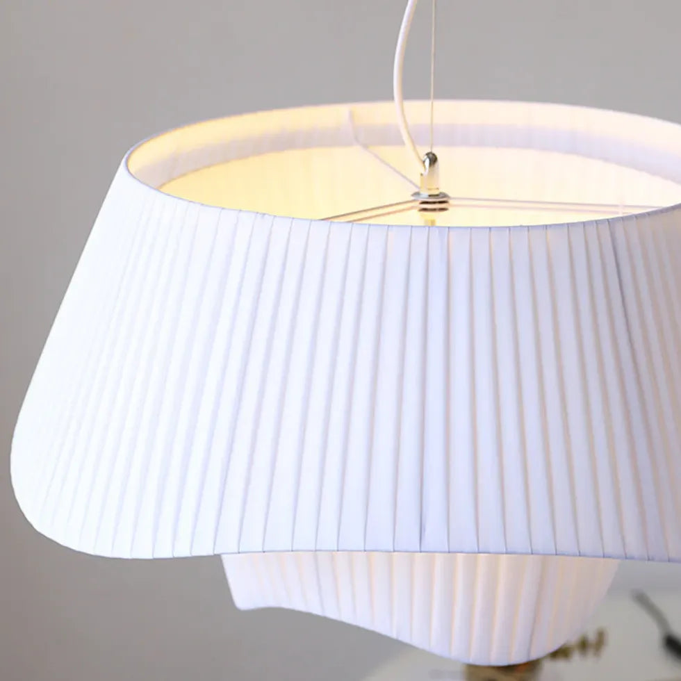 Lampadario Stoffa Moderni Elegante con Linee Curve - clowasit.com