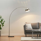 Lampada da Terra Curva Design Moderno Metallo
