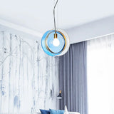 Lampadario a sospensione in vetro Colori moderni - clowasit.com