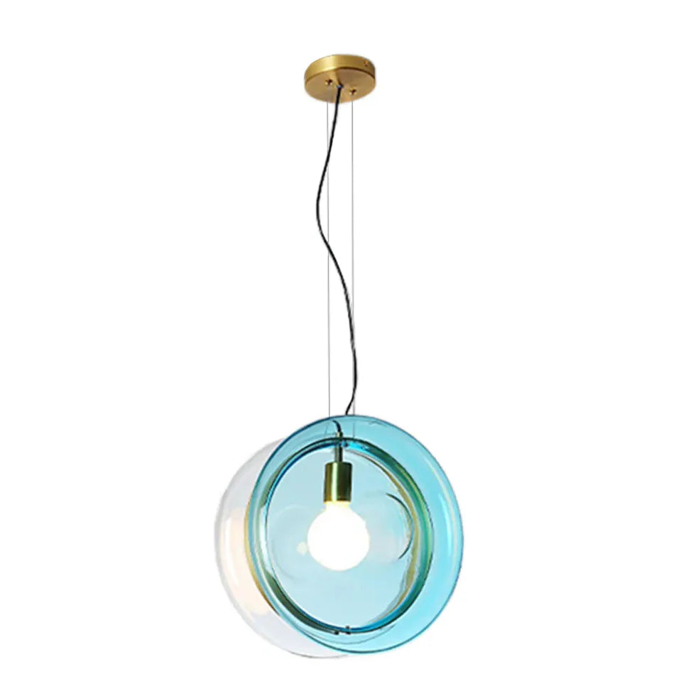 Lampadario a sospensione in vetro Colori moderni - clowasit.com
