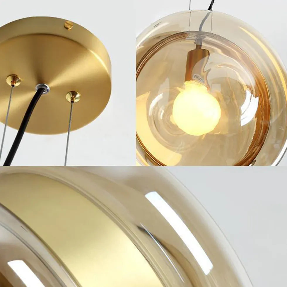 Lampadario a sospensione in vetro Colori moderni - clowasit.com