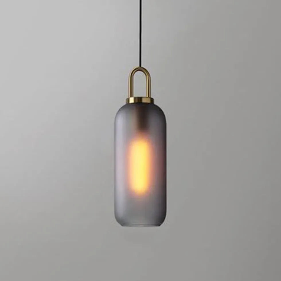 Lampadario Vetro Trasparente Design Industriale Moderno - clowasit.com