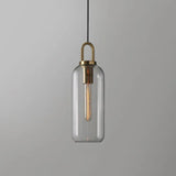 Lampadario Vetro Trasparente Design Industriale Moderno - clowasit.com