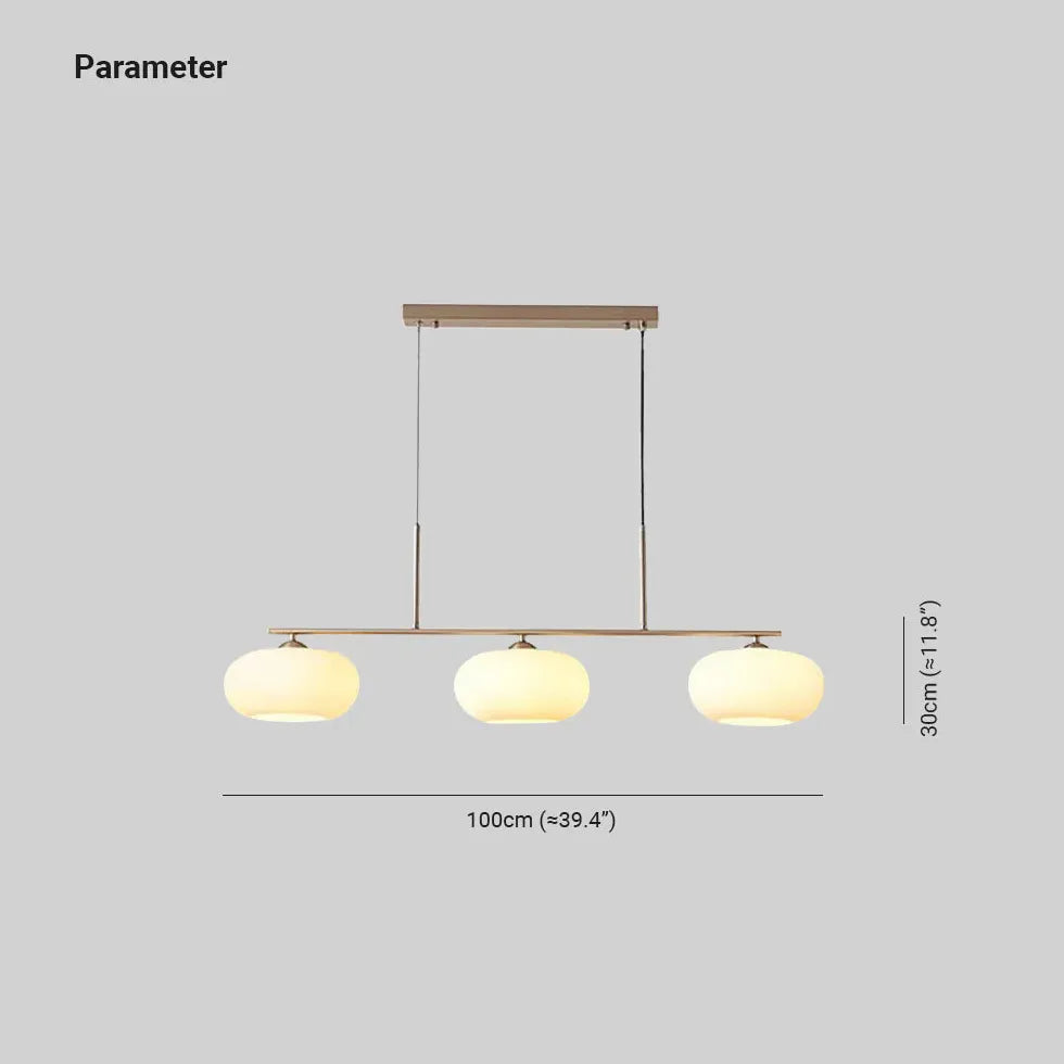 Lampadario led per cucina bianco vetro elegante - clowasit.com