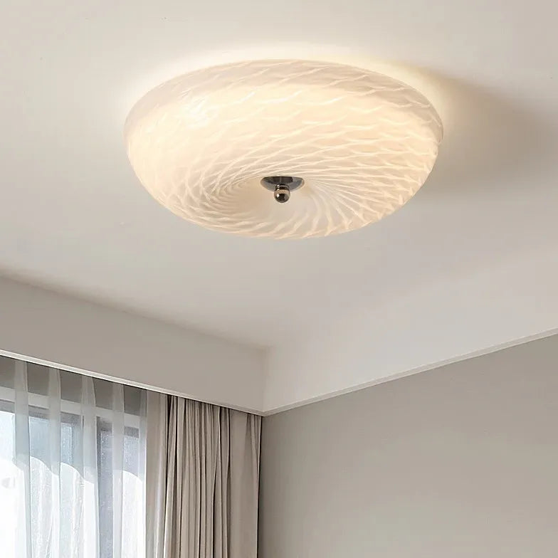 Lampadari in vetro bianco Eleganza per camera - clowasit.com