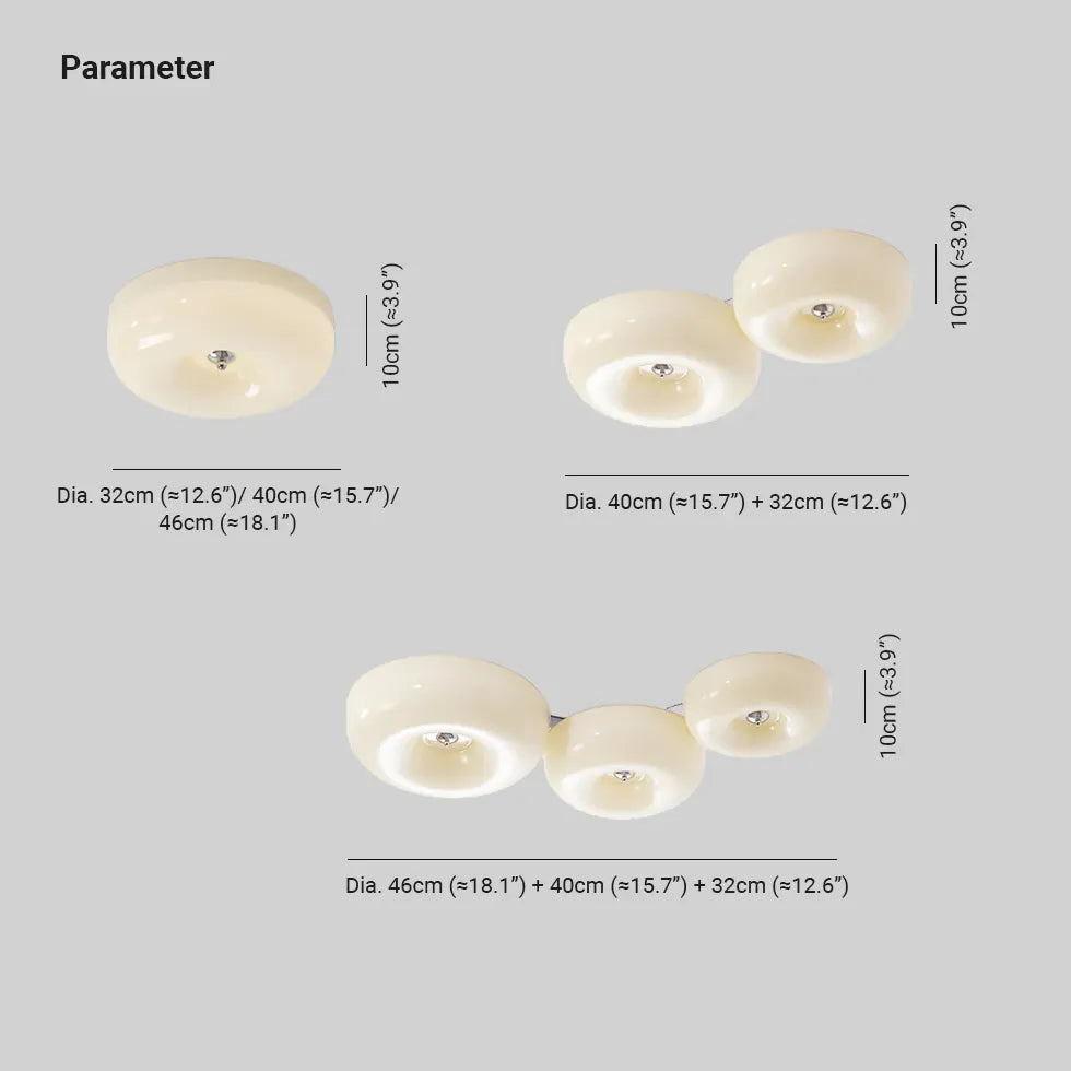 Plafoniera led da incasso Vetro Giallo Rotondo - clowasit.com