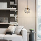 Lampadario Trasparente a Scanalature in Vetro - clowasit.com