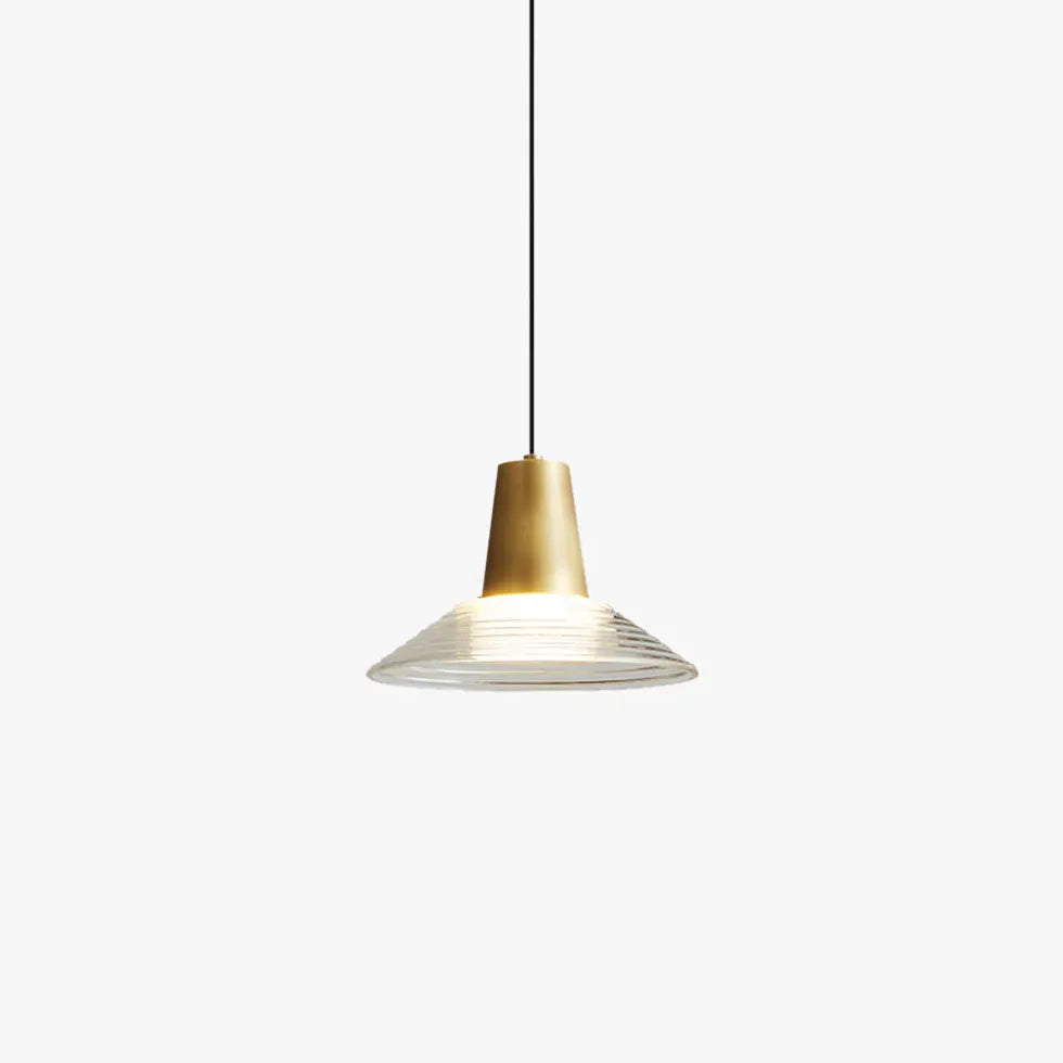 Lampade a sospensione industriali vetro rigato - clowasit.com