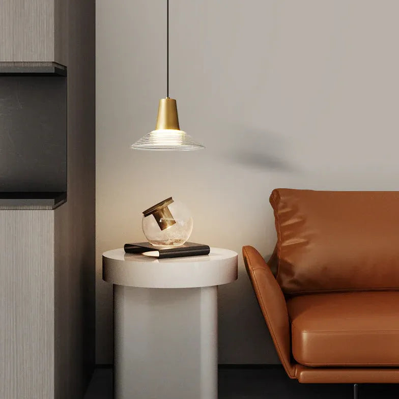 Lampade a sospensione industriali vetro rigato - clowasit.com