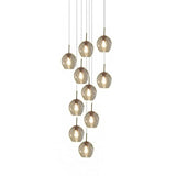 Lampadario Gocce Vetro Scala Verticale Elegante - clowasit.com