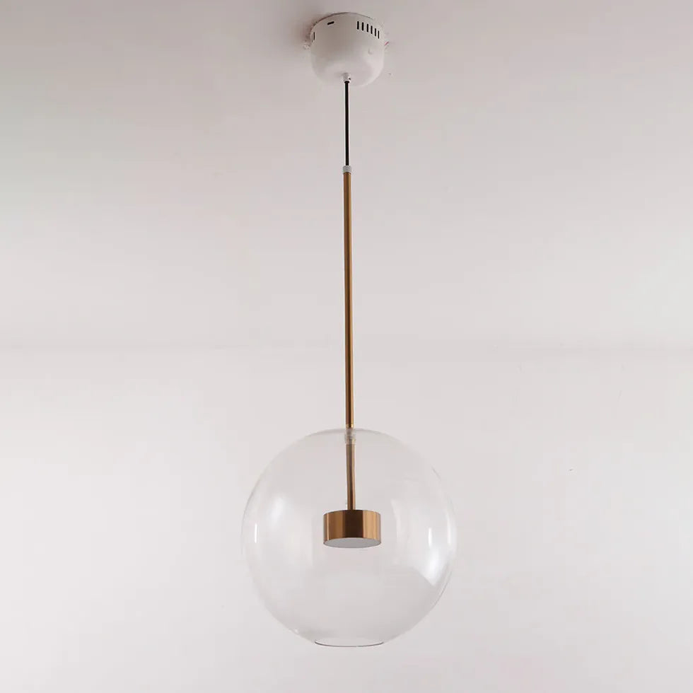 Lampadario Cucina Vetro Design Elegante Trasparente - clowasit.com