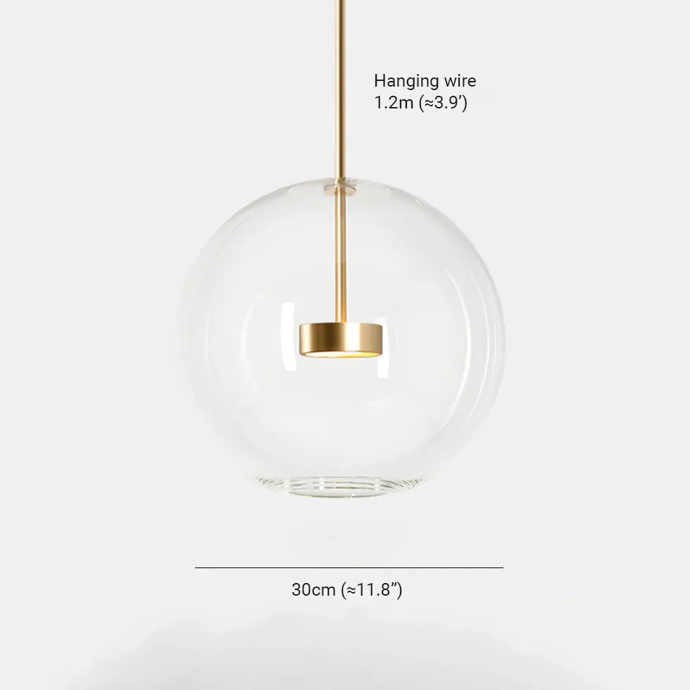 Lampadario Cucina Vetro Design Elegante Trasparente - clowasit.com