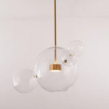 Lampadario Cucina Vetro Design Elegante Trasparente - clowasit.com