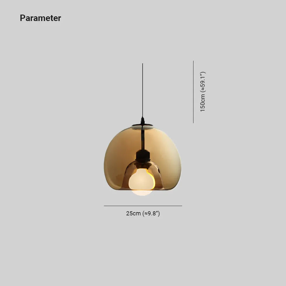 Lampadario Moderno Sfere in Vetro Trasparente Eleganza - clowasit.com