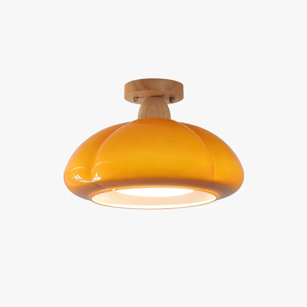 Lampadari eleganti soggiorno In Vetro Arancione - clowasit.com