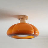Lampadari eleganti soggiorno In Vetro Arancione - clowasit.com