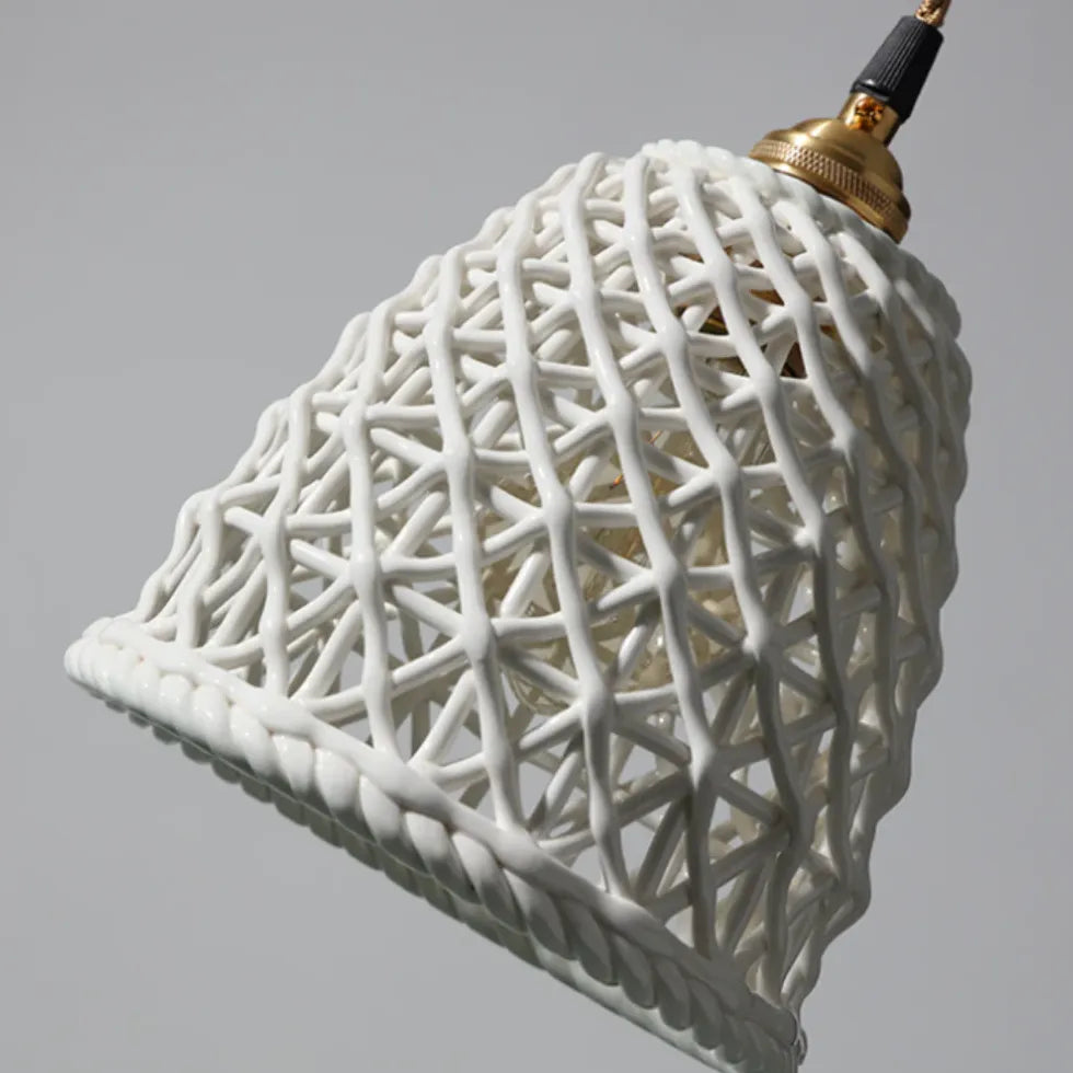 Lampadario in ceramica vintage stile elegante - clowasit.com