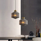 Lampadari sul tavolo da pranzo eleganti poligonali - clowasit.com