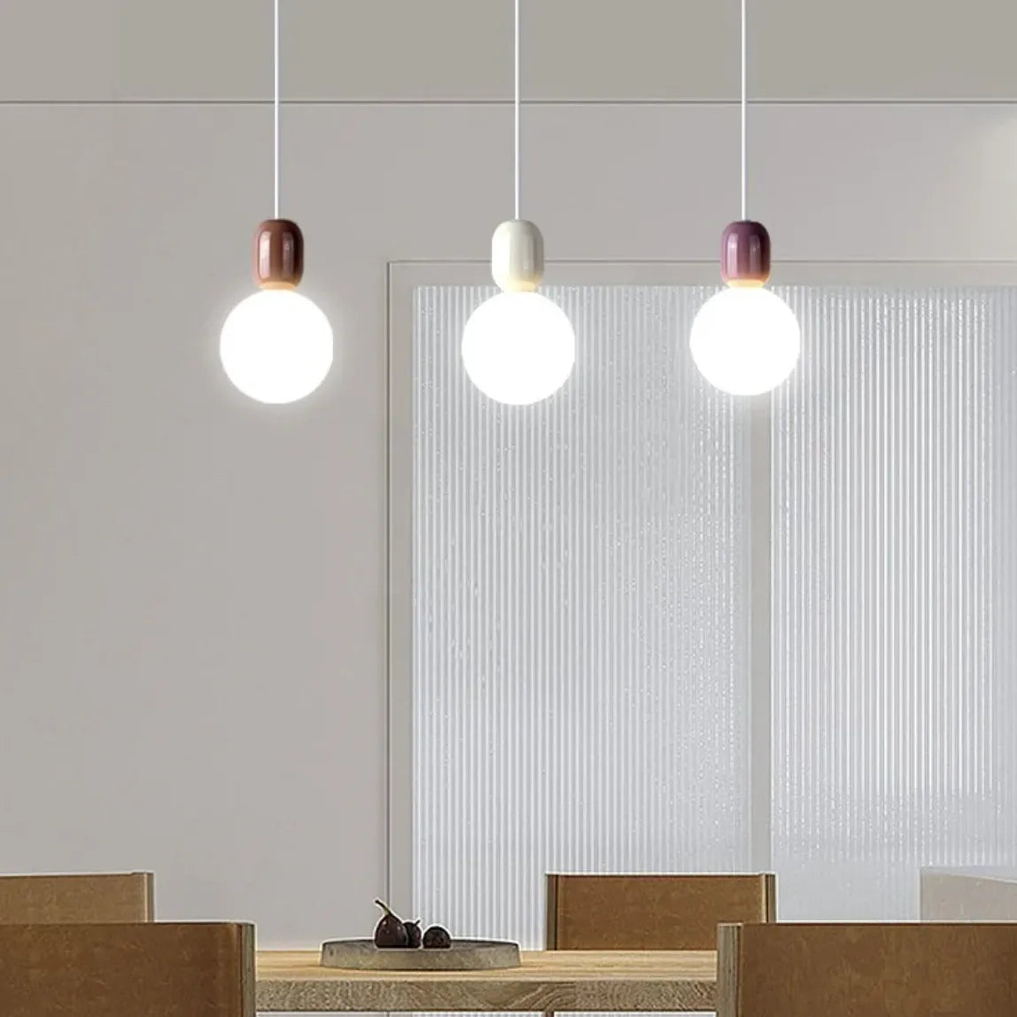 Lampadario a sfere moderno vetro camera - clowasit.com