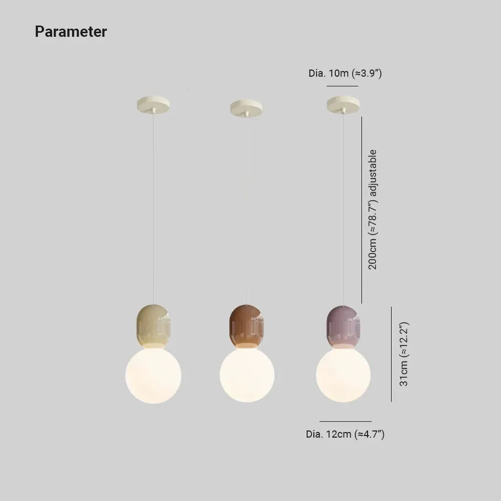 Lampadario a sfere moderno vetro camera - clowasit.com