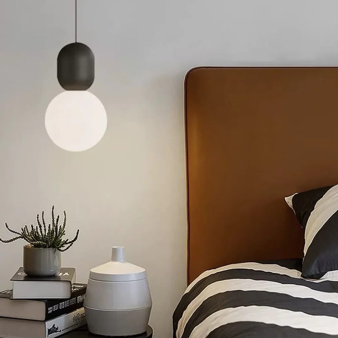 Lampadario a sfere moderno vetro camera - clowasit.com