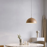 Lampada a sospensione nera semisferica elegante - clowasit.com