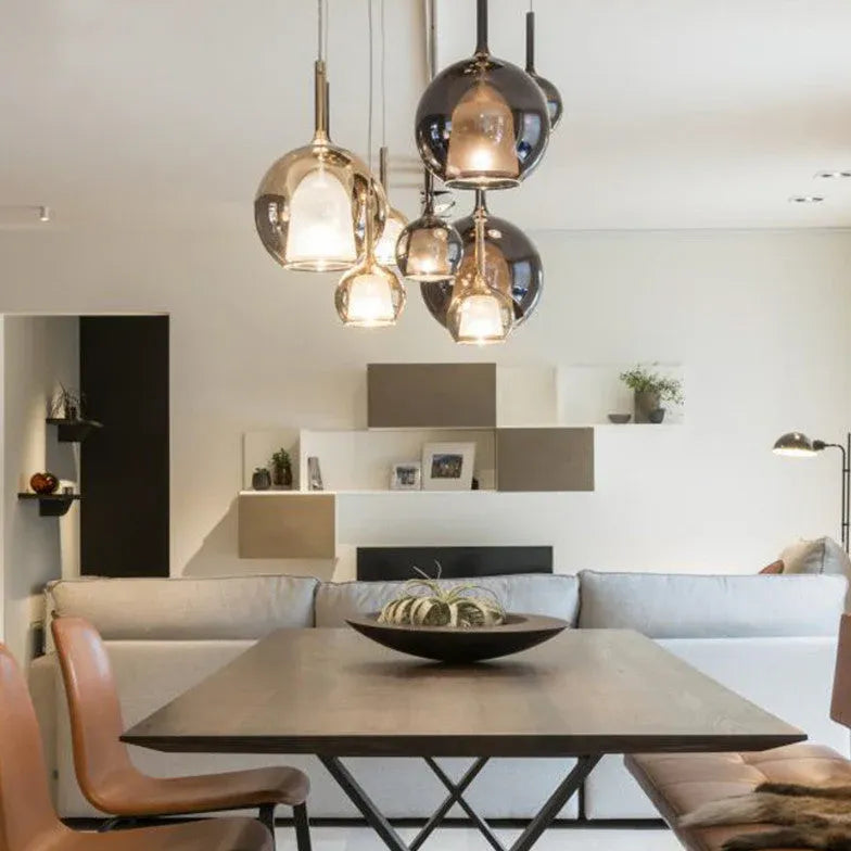 Lampadari moderni a palla forma goccia - clowasit.com