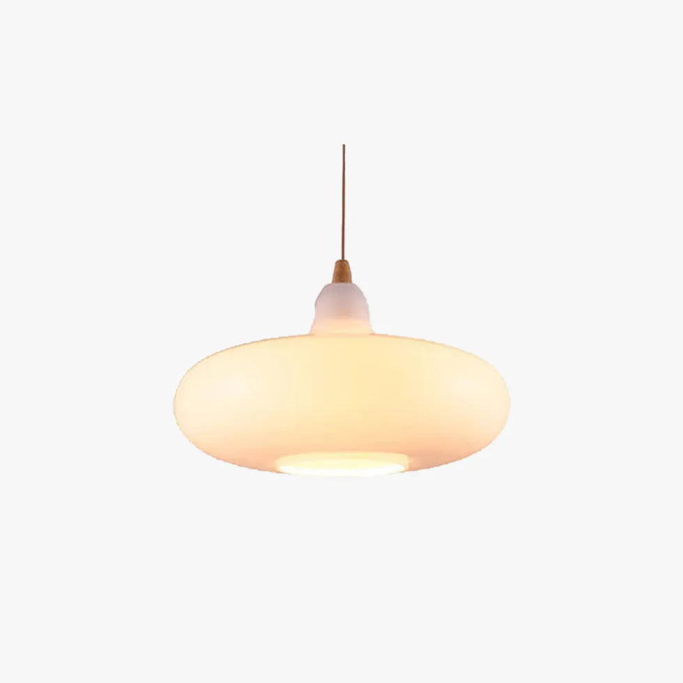 Lampadario Vetro Bianco Latte Moderno Design Elegante - clowasit.com