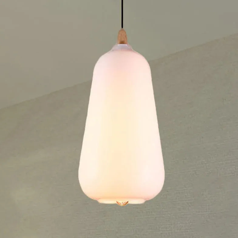 Lampadario Vetro Bianco Latte Moderno Design Elegante - clowasit.com