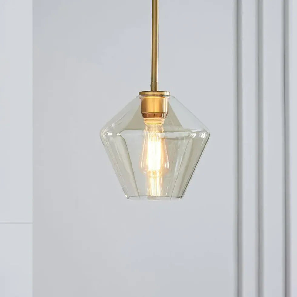 Lampadario Industriale Vetro Design Elegante e Moderno - clowasit.com