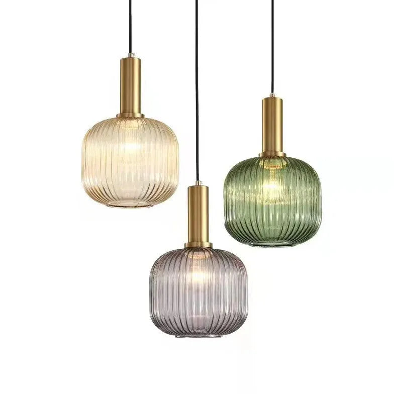 Lampadario a Sfera di Vetro Verde - clowasit.com