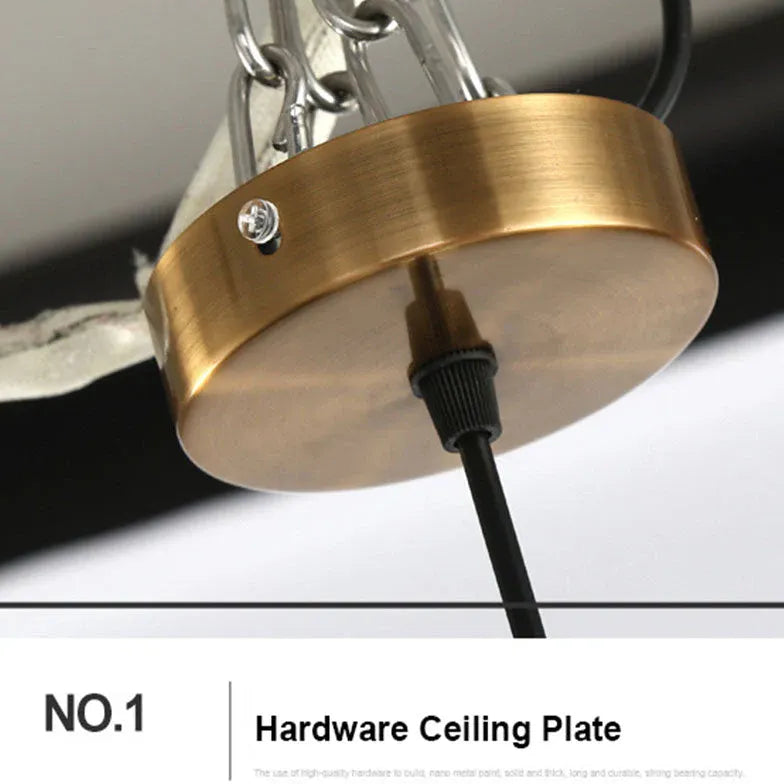 Lampadario a Sfera di Vetro Verde - clowasit.com