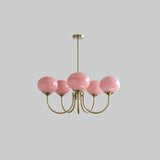 Lampadari in vetro bianco Stile semplice - clowasit.com