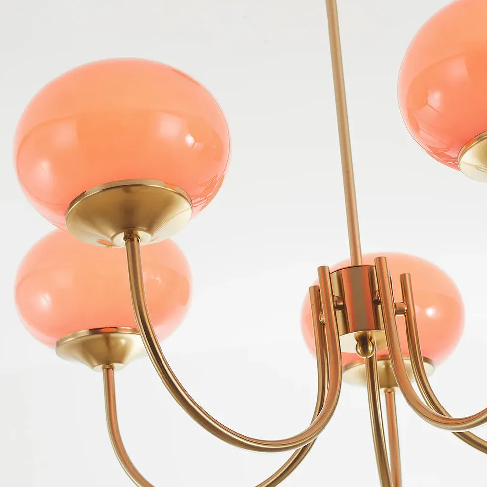 Lampadari in vetro bianco Stile semplice - clowasit.com