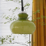 Lampadari moderni verdi forma caraffa in vetro - clowasit.com