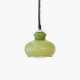 Lampadari moderni verdi forma caraffa in vetro - clowasit.com