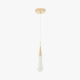 Lampadari led cucina dorati lineari goccia d'acqua - clowasit.com