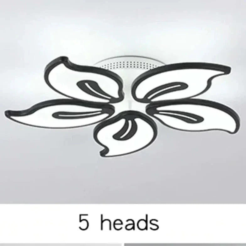 Lampadario Elegante Salotto Fiori Bianchi Decorazioni Raffinate - clowasit.com