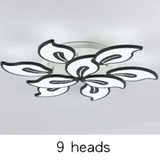 Lampadario Elegante Salotto Fiori Bianchi Decorazioni Raffinate - clowasit.com