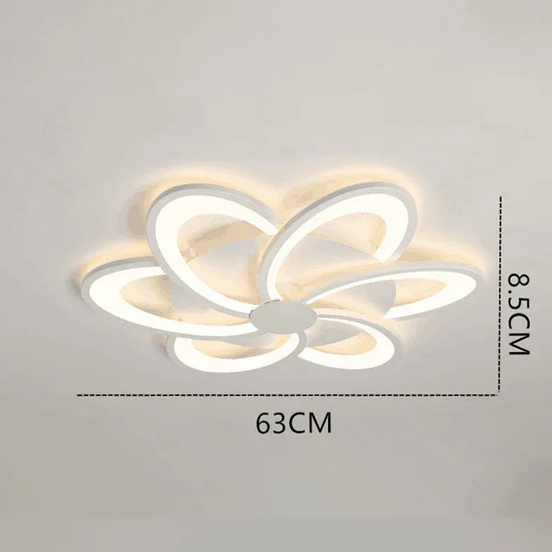 Lampadari eleganti camera da letto Fiori Bianchi - clowasit.com