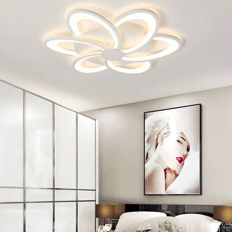 Lampadari eleganti camera da letto Fiori Bianchi - clowasit.com