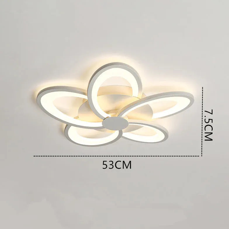 Lampadari eleganti camera da letto Fiori Bianchi - clowasit.com