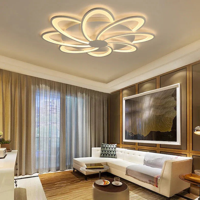 Lampadari eleganti camera da letto Fiori Bianchi - clowasit.com